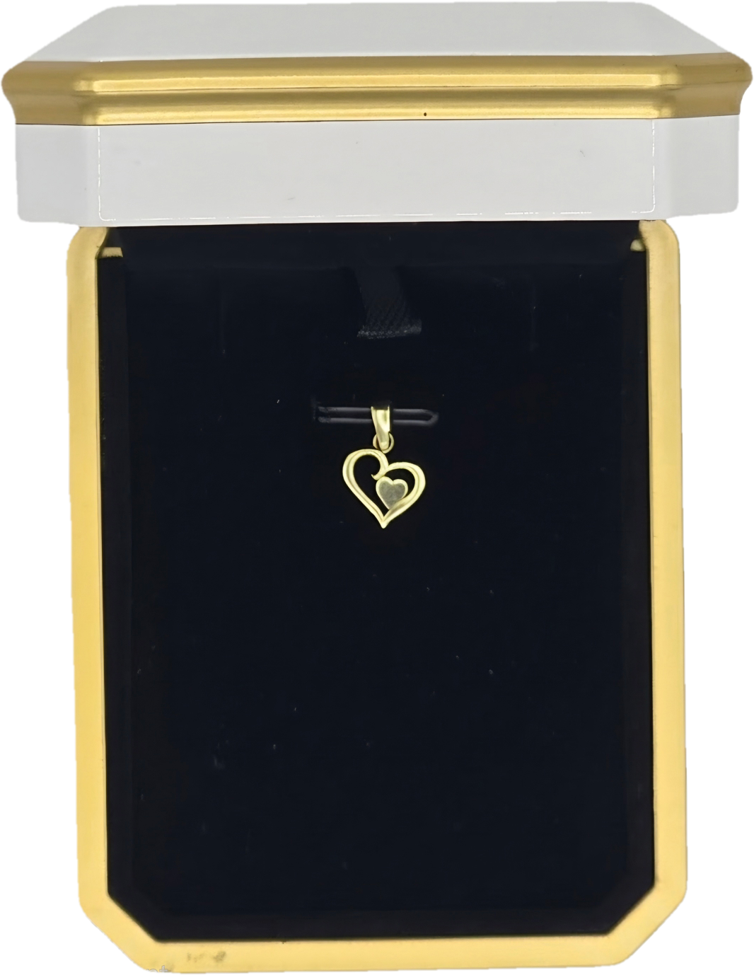 Dije Corazon doble S Oro 10k O/S Joyería Gold Digger Panamá