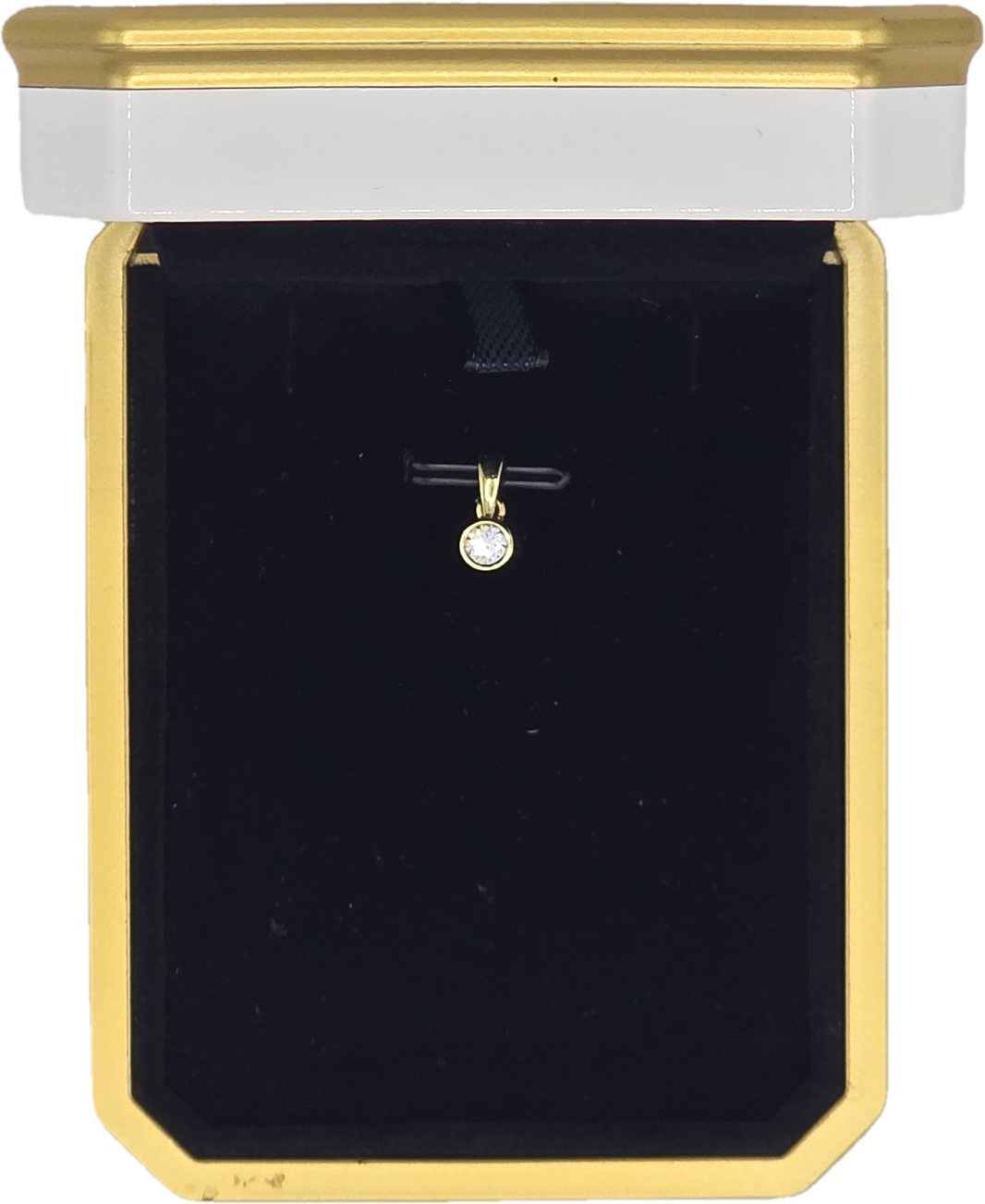 Dije punto de luz Oro 10k O/S Joyería Gold Digger Panamá